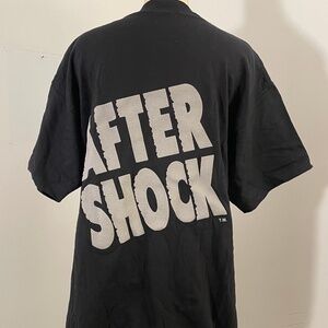 AFTER SHOCK Vintage Single Stitch Liquor Advertising T-Shirt, XL